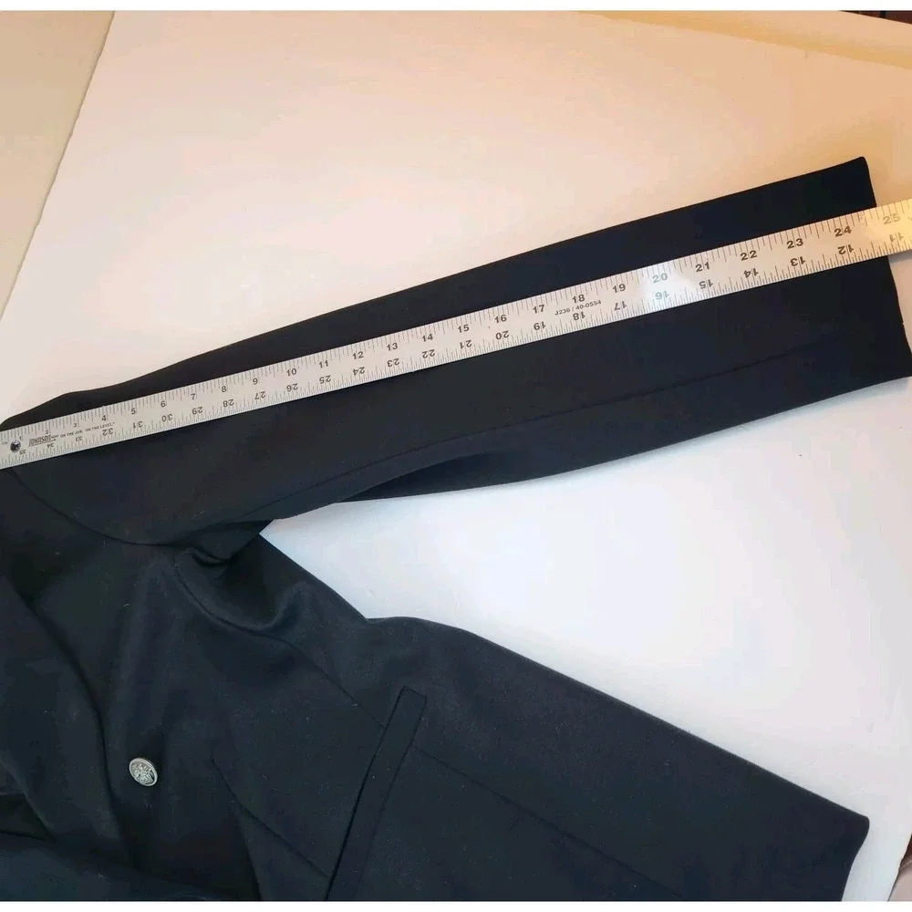 Graver Susan Graver Black Blazer Womens Sz 12 Large Double Breasted Work Jacket‎